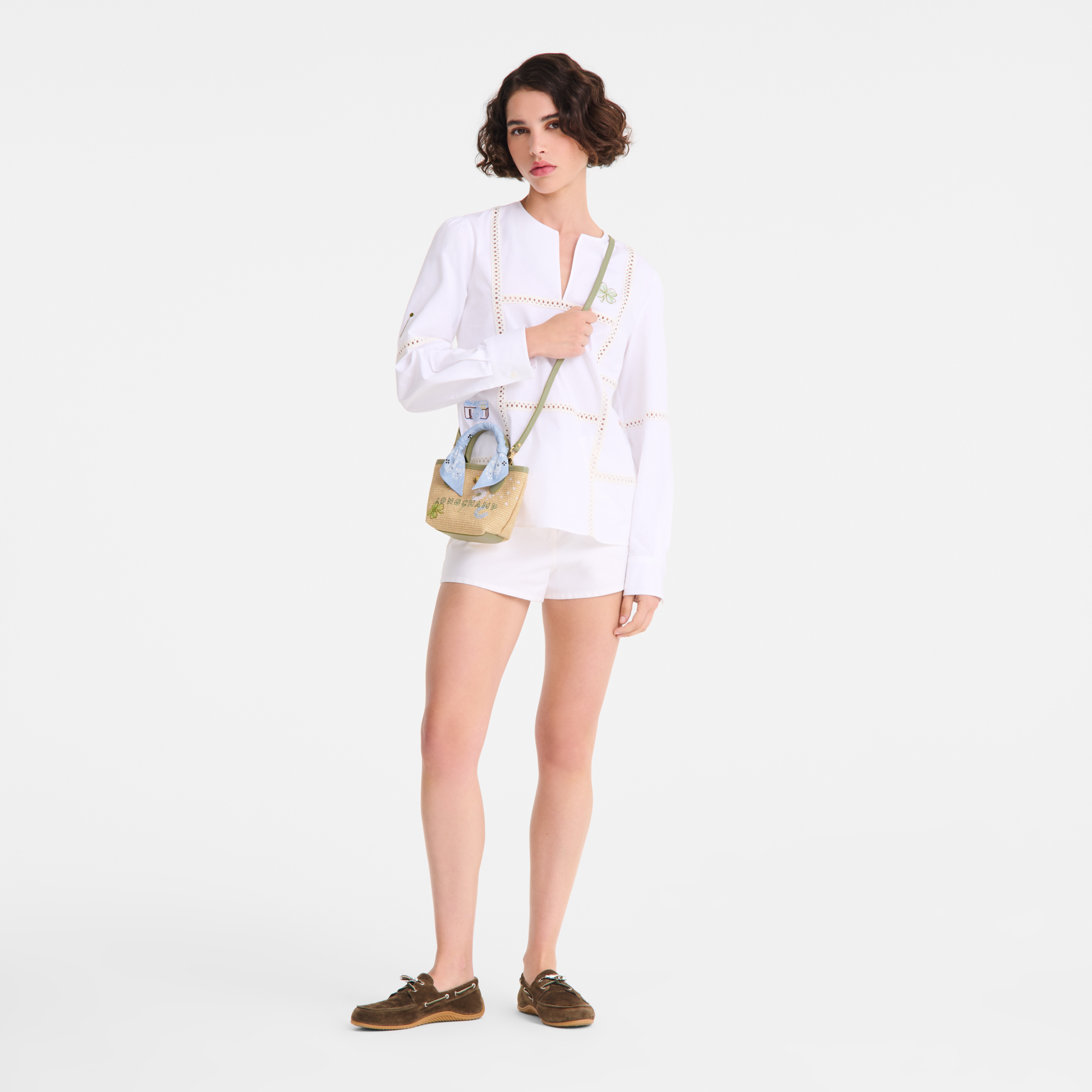 Le Pliage Collection Basket bag XS, Almond Green