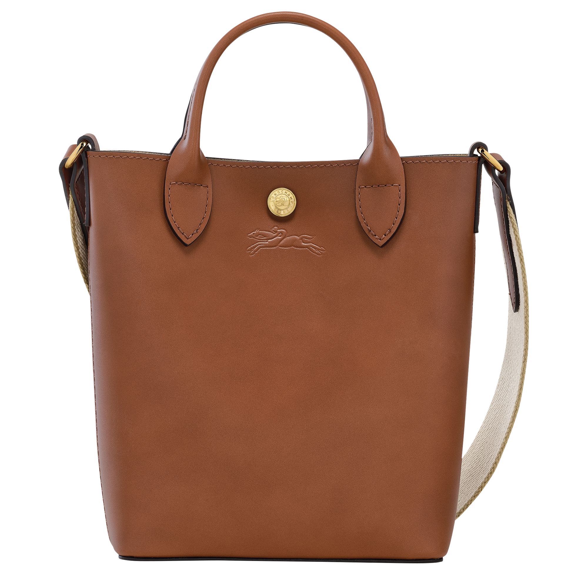 Tote bag XS, Cognac - View 1 of
6 - zoom in Épure Tote bag XS, Cognac