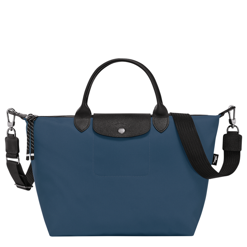 Le Pliage Energy L Handbag , Ink blue - Recycled canvas  - View 1 of  4