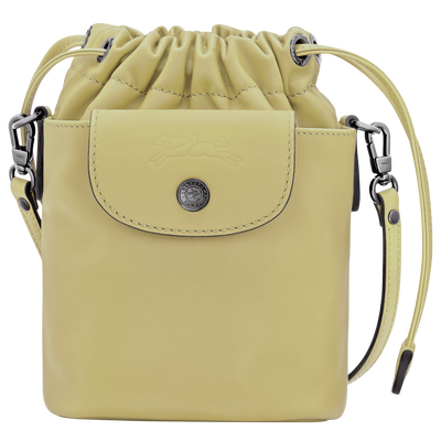 Le Pliage Xtra XS Bucket bag , Pistachio - Leather