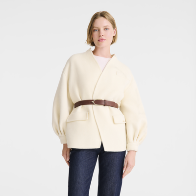 Le Foulonn&eacute; Ladies' belt , Coffee - Leather