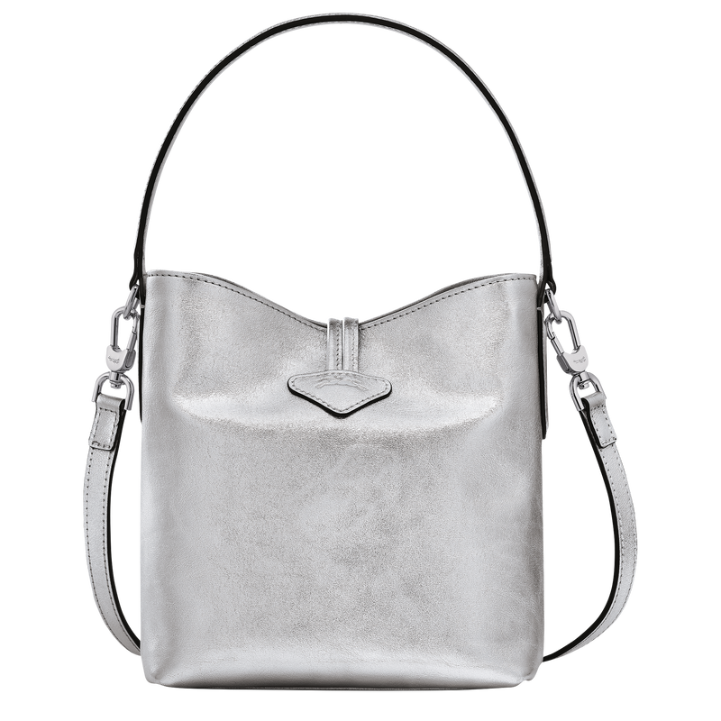 Roseau XS Bucket bag , Silver - Leather  - View 4 of  6