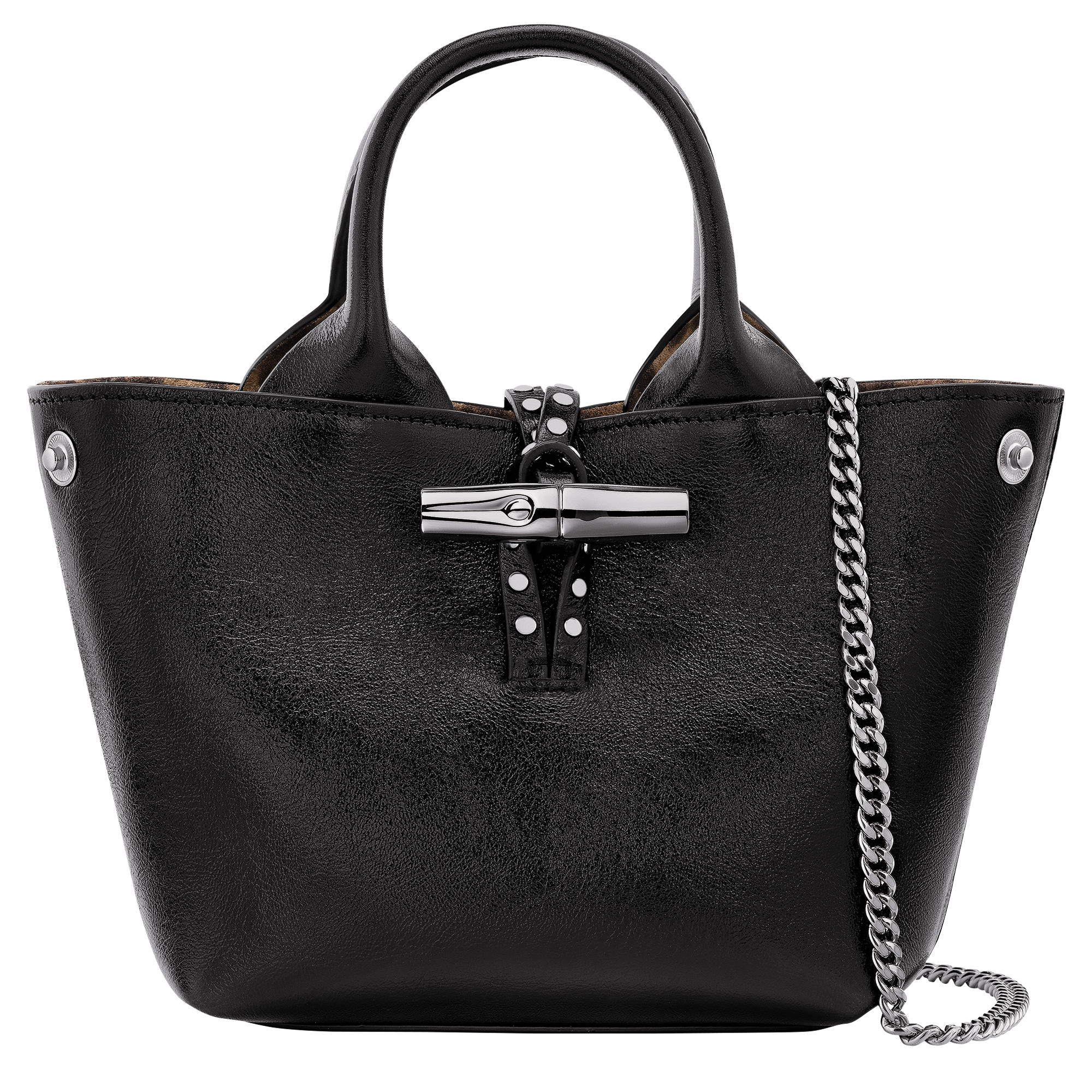 Handbag XS, Black - View 5 of
6 - zoom in Le Roseau Handbag XS, Black