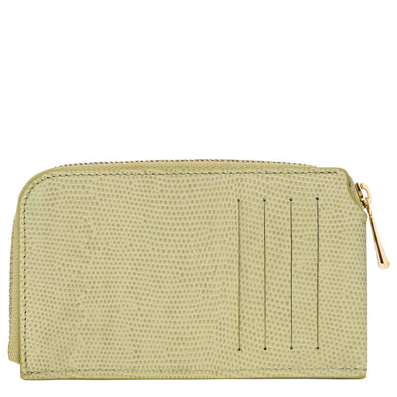 Longchamp Pocket Card holder , Pistachio - Leather  - View 2 of  2