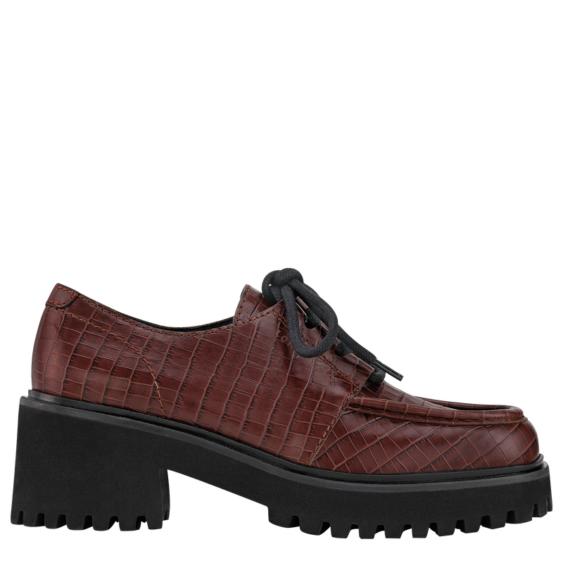 La Voyageuse Derby , Pomegranate - Leather  - View 1 of  4