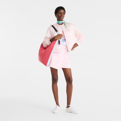 Re-Play XL Shoulder bag , Pink/Grenadine - Canvas