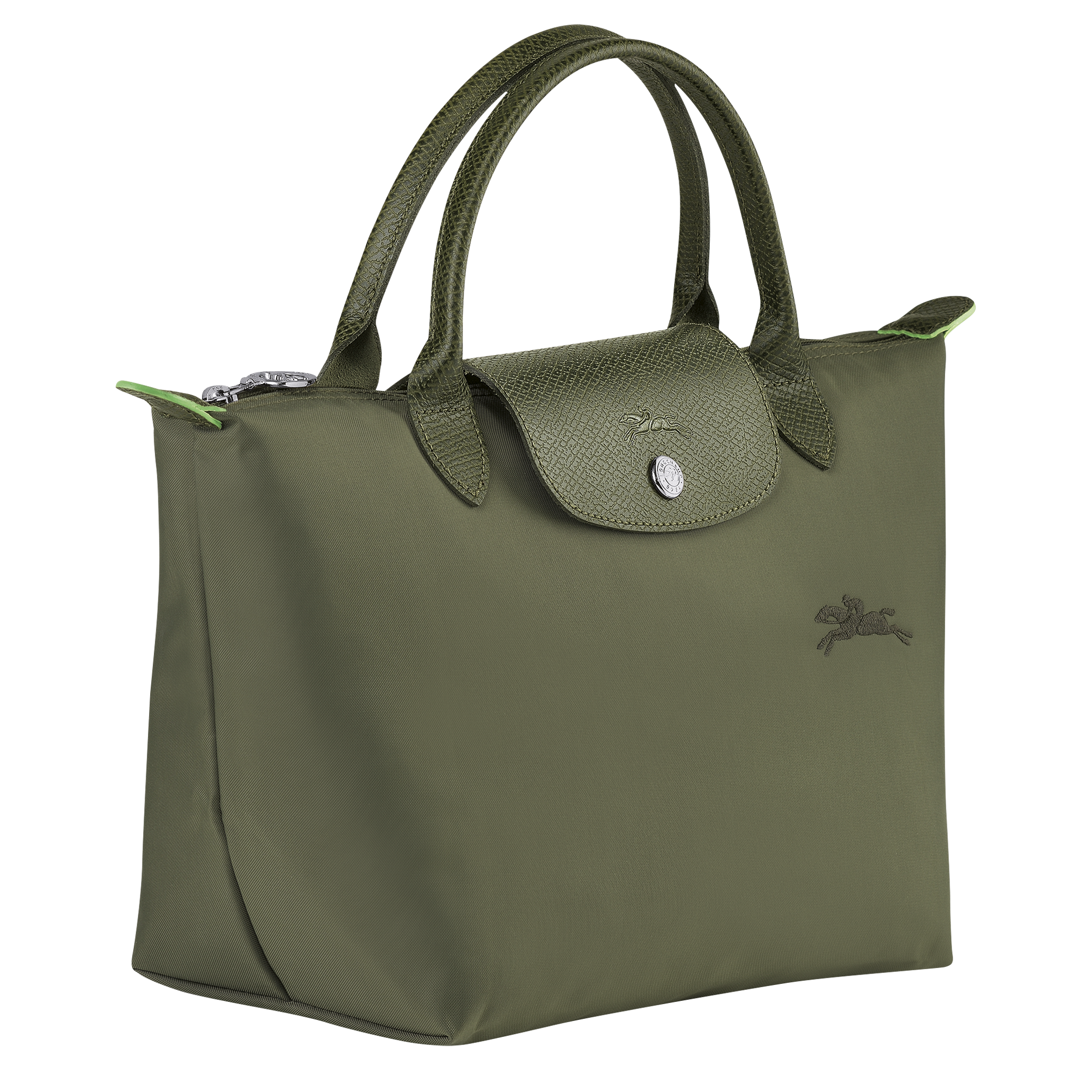 Handbag S, Forest - View 3 of
6 - zoom in Le Pliage Green Handbag S, Forest