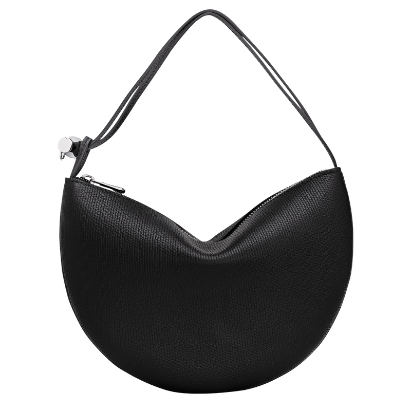 Le Roseau Clutch , Black - Leather  - View 1 of  6