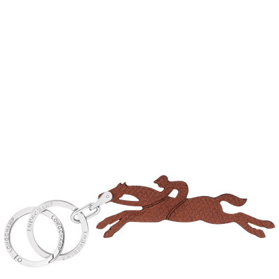 Le Pliage Original Key rings , Brown - Leather
