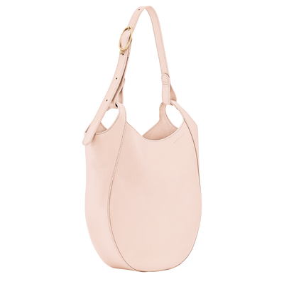 Le Foulonné L Hobo bag , Cream - Leather