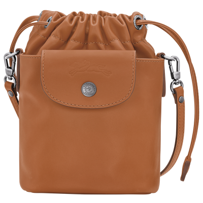 Le Pliage Xtra XS Bucket bag , Cashew - Leather