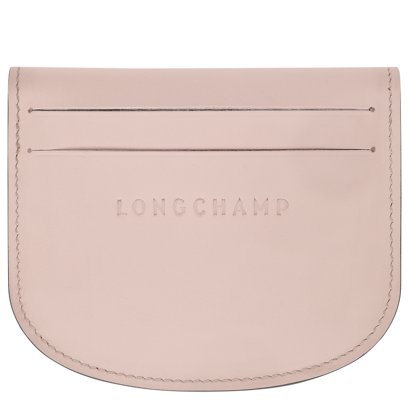 Épure Card holder , Petal Pink - Leather  - View 2 of  3