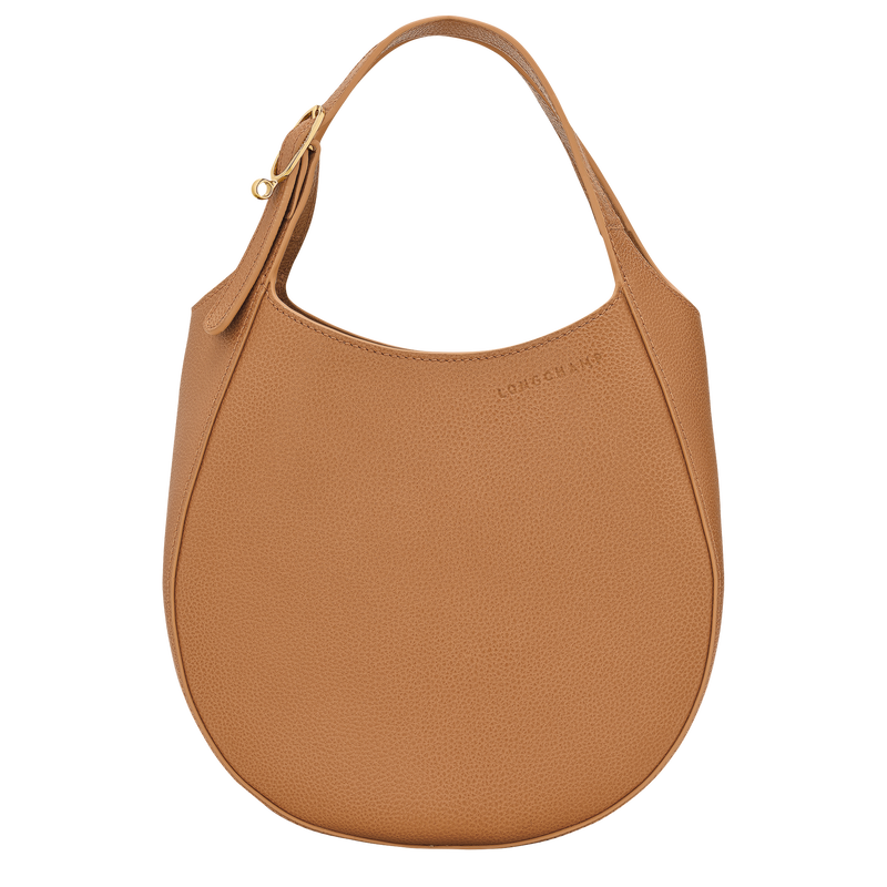 Le Foulonn&eacute; S Handbag , Pecan - Leather  - View 1 of  6