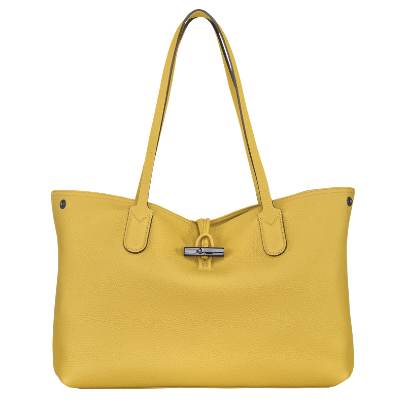 Roseau Essential L Tote bag Yellow Leather Longchamp TH