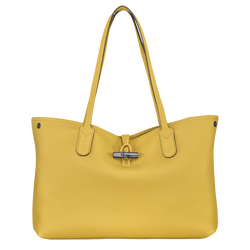 Roseau Essential L Tote bag , Yellow - Leather