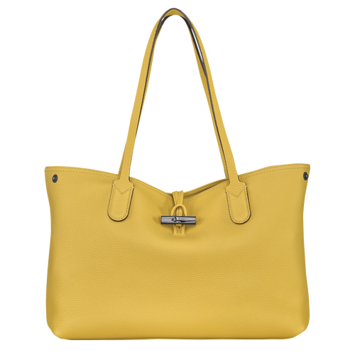 Roseau Essential L Tote bag Yellow - Leather (L2686968020) | Longchamp TH
