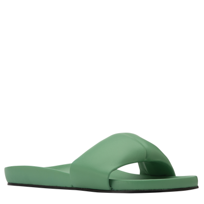 Roseau Mules , Mint - Leather