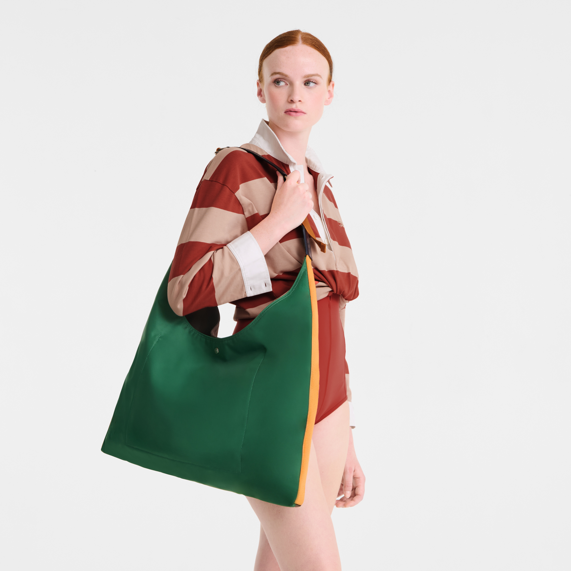 Re-Play Shoulder bag XL, British Green/Terra
