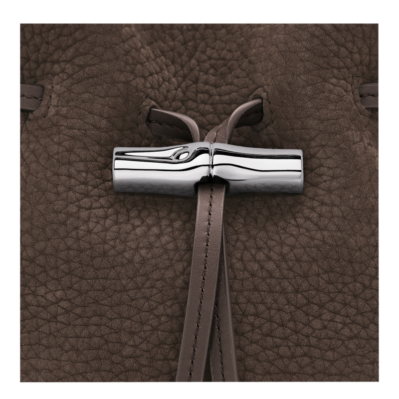 Le Roseau S Bucket bag , Mocha - Leather  - View 5 of  5