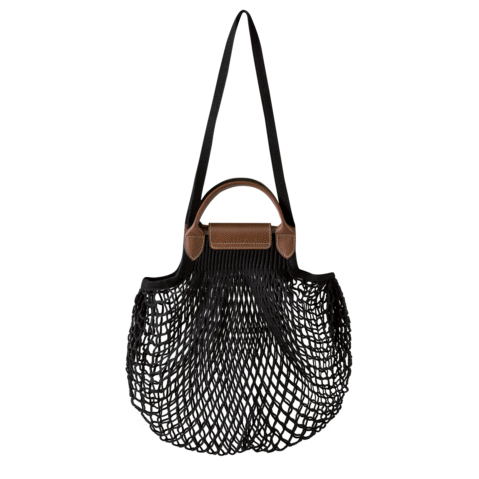 Mesh bag L, Black - View 4 of 
        4 - zoom in Le Pliage Filet Mesh bag L, Black