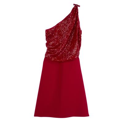 Dress , Carmine - Sequin