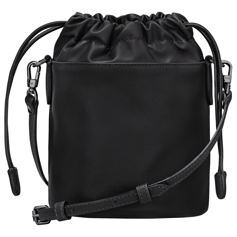 Le Pliage Xtra XS Bucket bag , Black - Leather  - View 4 of  6