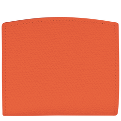 Le Roseau Wallet , Orange - Leather