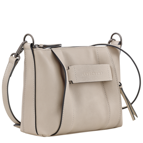 Grey leather crossbody handbag new arrivals