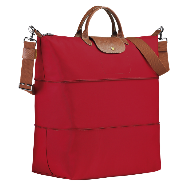 Le Pliage Original Travel bag expandable Red Recycled canvas