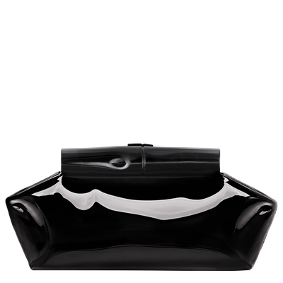Le Roseau S Pouch , Black - Leather