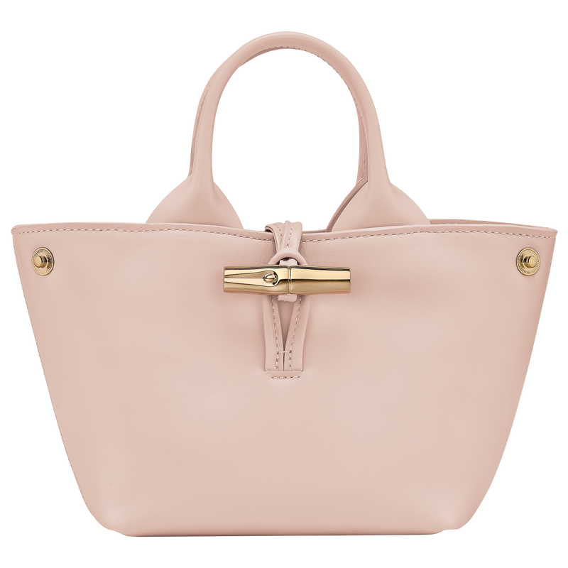 Le Roseau XS Handbag , Petal Pink - Leather  - View 3 of  4