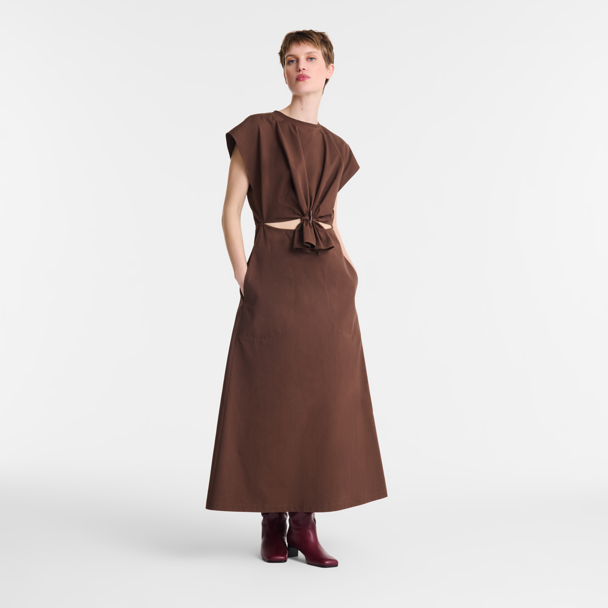 Dress, Chocolate - View 1 of
4 - zoom in null Dress, Chocolate