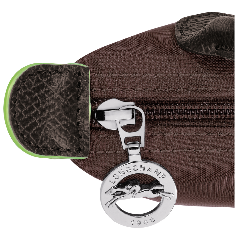 Le Pliage Green Pouch with handle , Mocha - Recycled canvas  - View 6 of  6