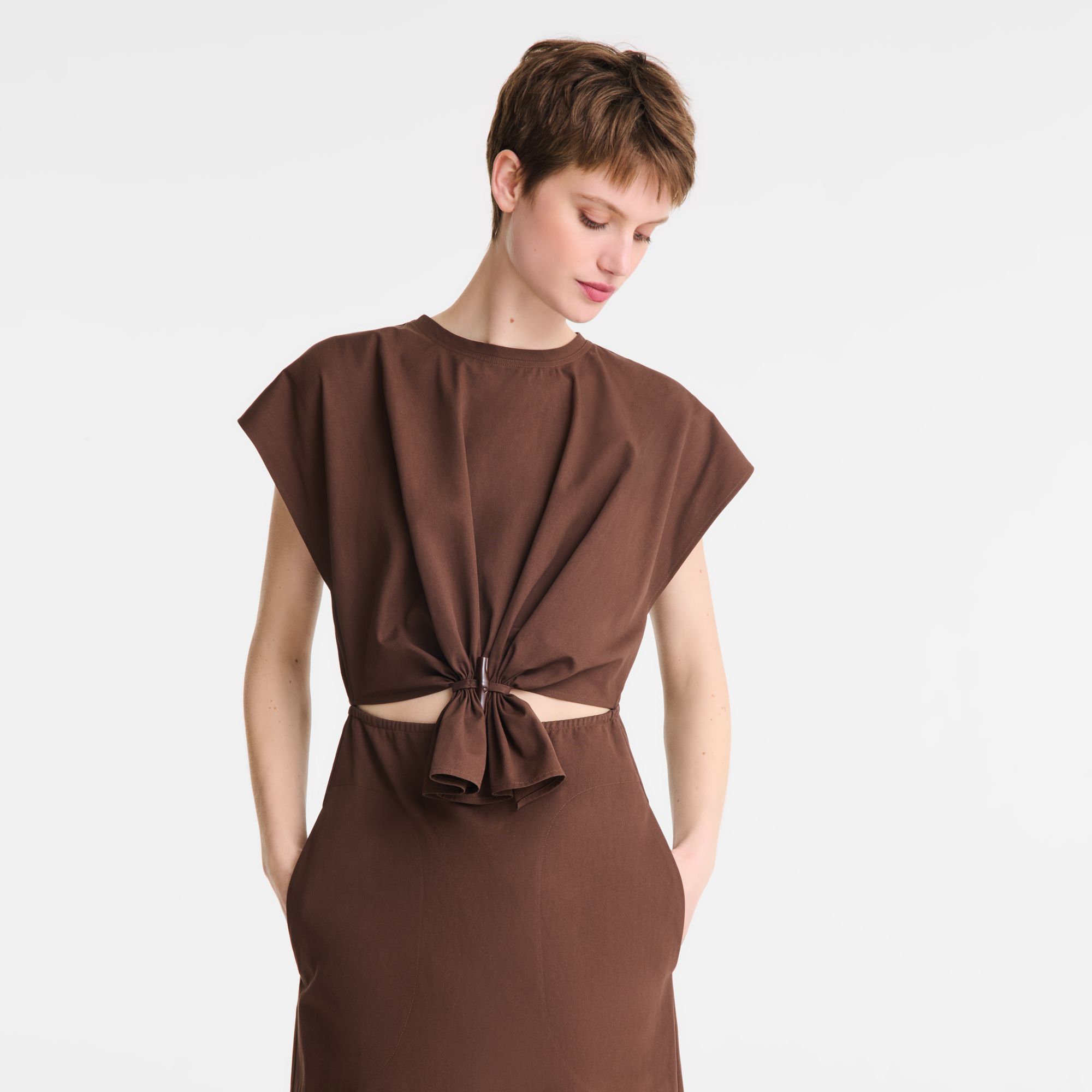 Dress, Chocolate - View 3 of
4 - zoom in null Dress, Chocolate