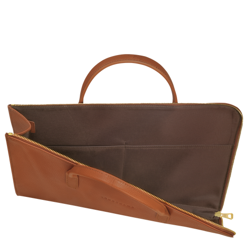 Le Foulonné S Briefcase , Caramel - Leather - View 5 of  5