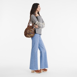 Le Pliage Filet Mesh bag L, Tobacco