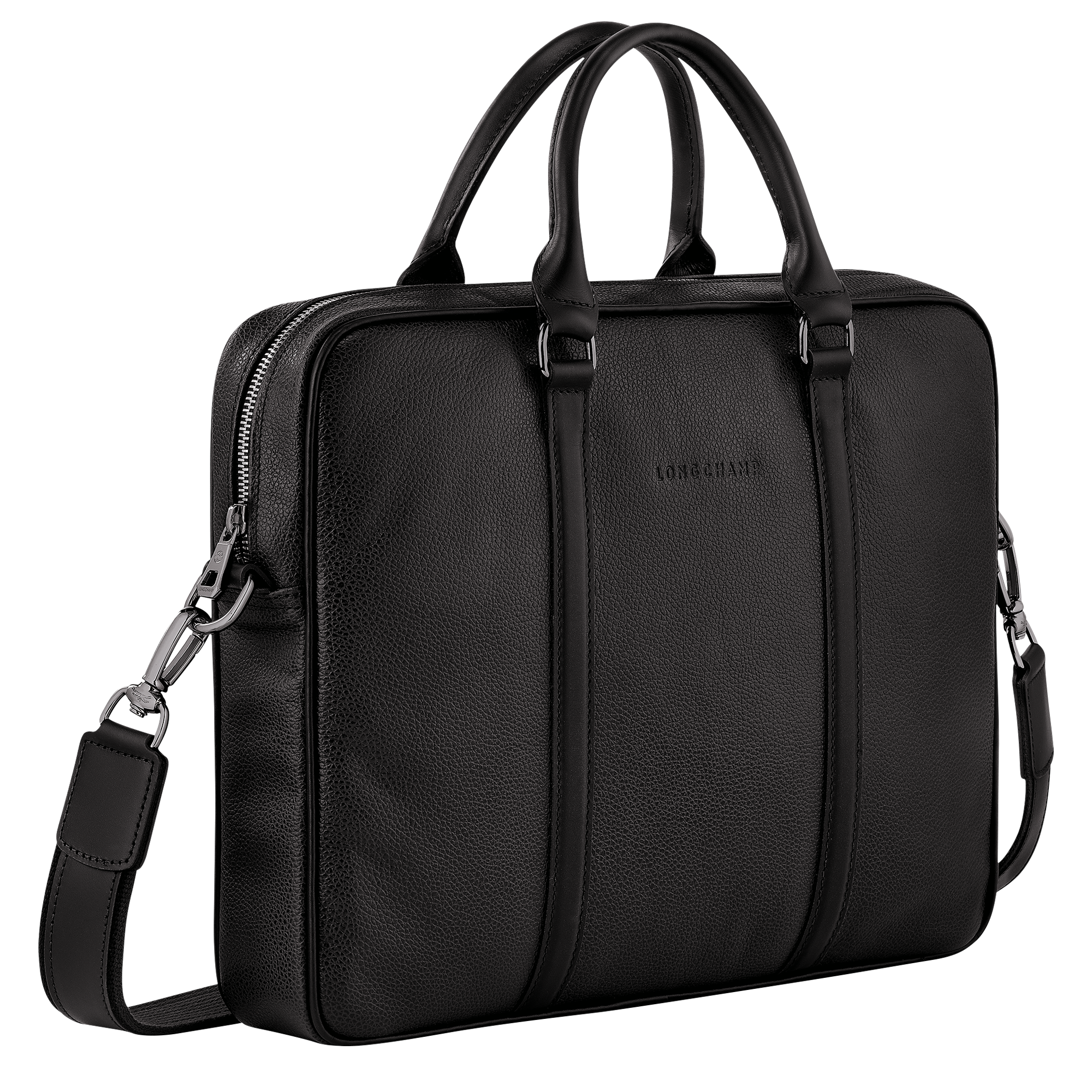 Le Foulonn&eacute; Briefcase XS, Black