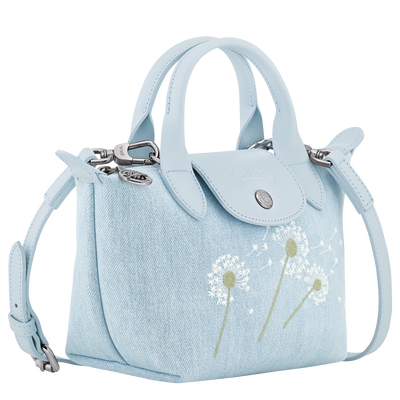 Le Pliage Collection XS Handbag , Sky Blue - Canvas
