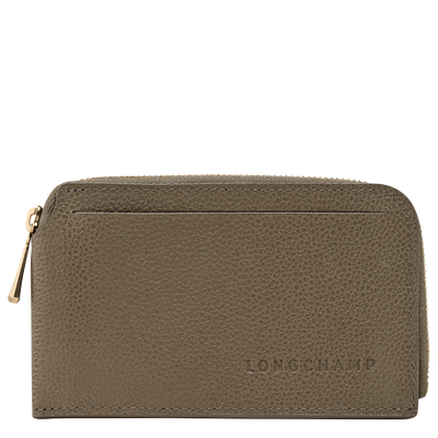 Le Foulonné Card holder , Caper - Leather