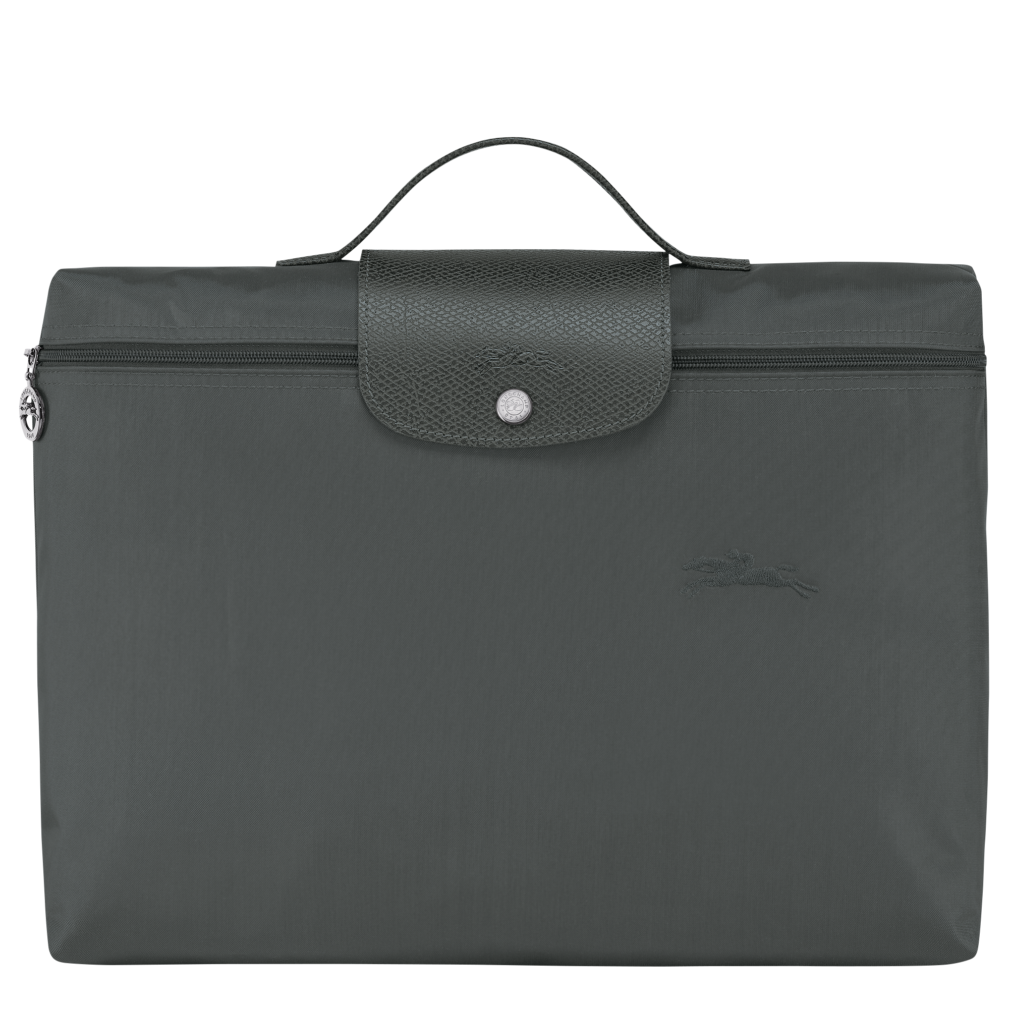 Briefcase S, Graphite - View 1 of 
        5 - zoom in Le Pliage Green Briefcase S, Graphite