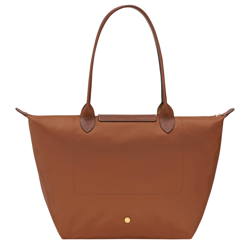 Le Pliage Original L Tote bag , Cognac - Recycled canvas  - View 4 of  7