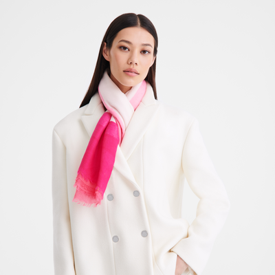Summer Gradient Stole , Blush - Wool