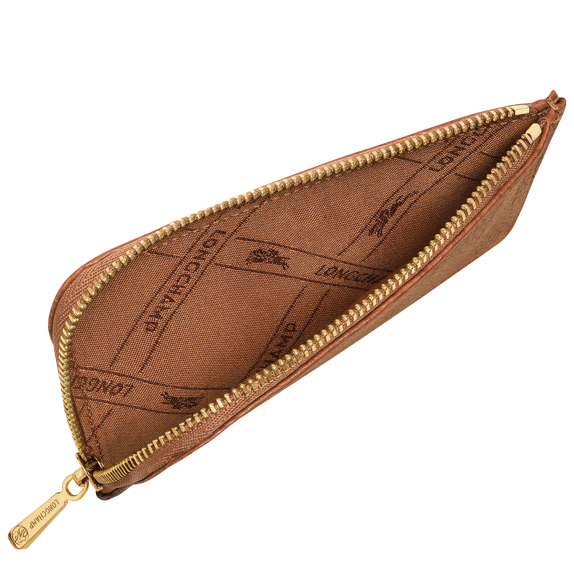 Card holder, Caramel - View 3 of 
        4 - zoom in Le Foulonné Card holder, Caramel