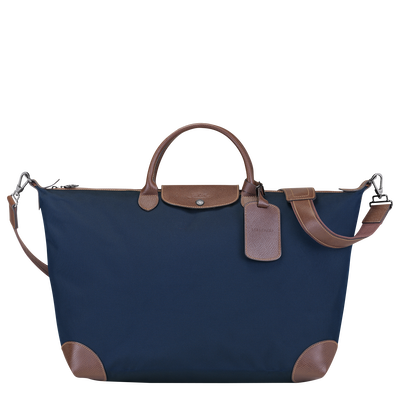 Boxford L Travel bag , Blue - Recycled canvas