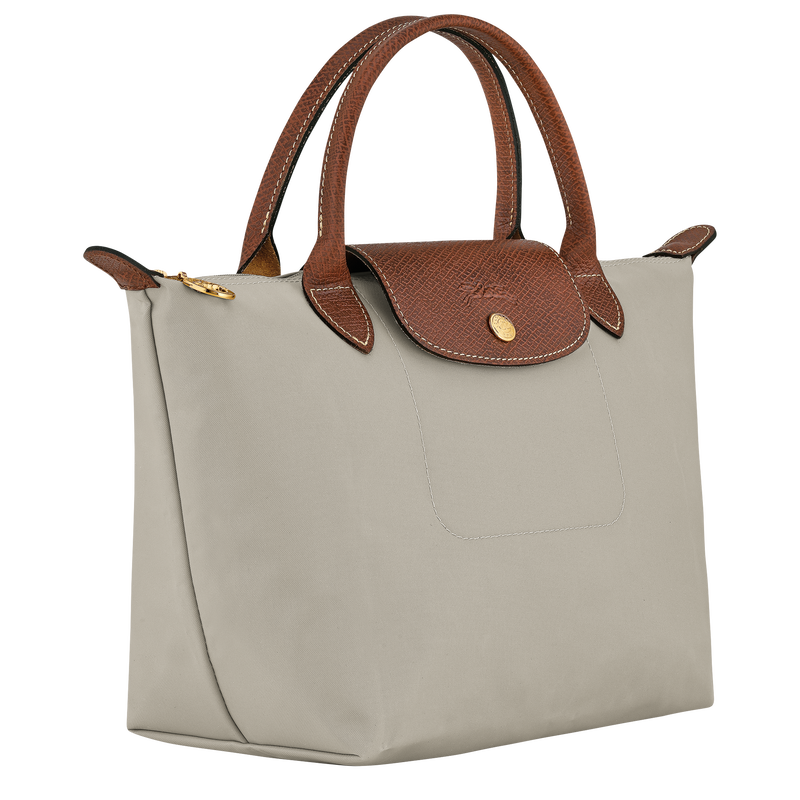 Le Pliage Original S Handbag , Pebble - Recycled canvas  - View 3 of  7