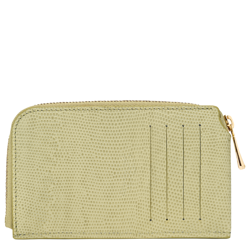 Longchamp Pocket Card holder , Pistachio - Leather  - View 2 of  2