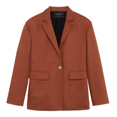 Jacket , Terracotta - Gabardine