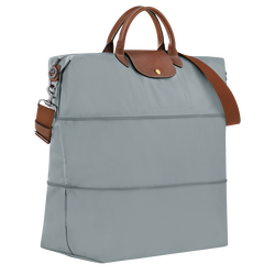 Le Pliage Original Travel bag expandable , Steel - Recycled canvas