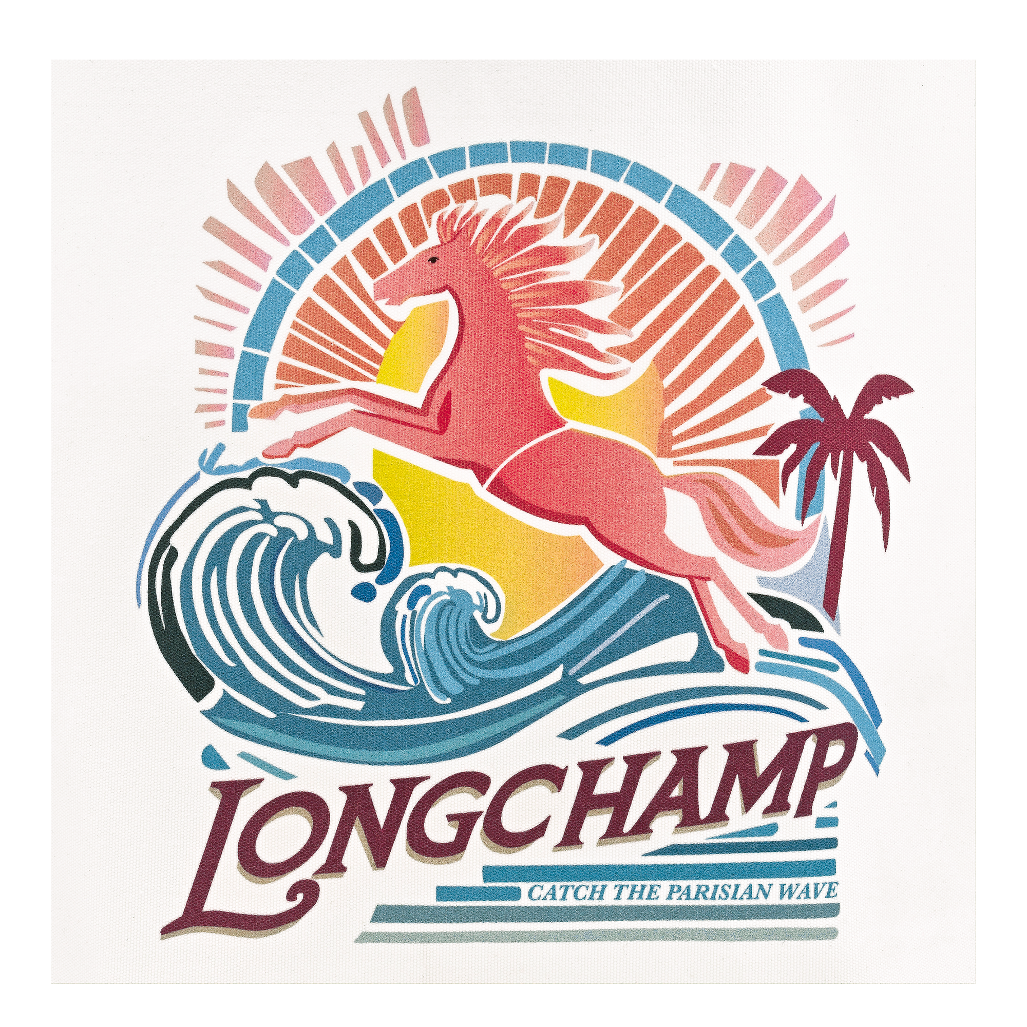 Le Pliage Collection Tote bag M, Rainbow