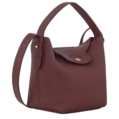 Le Cadence S Bucket bag , Burgundy - Leather